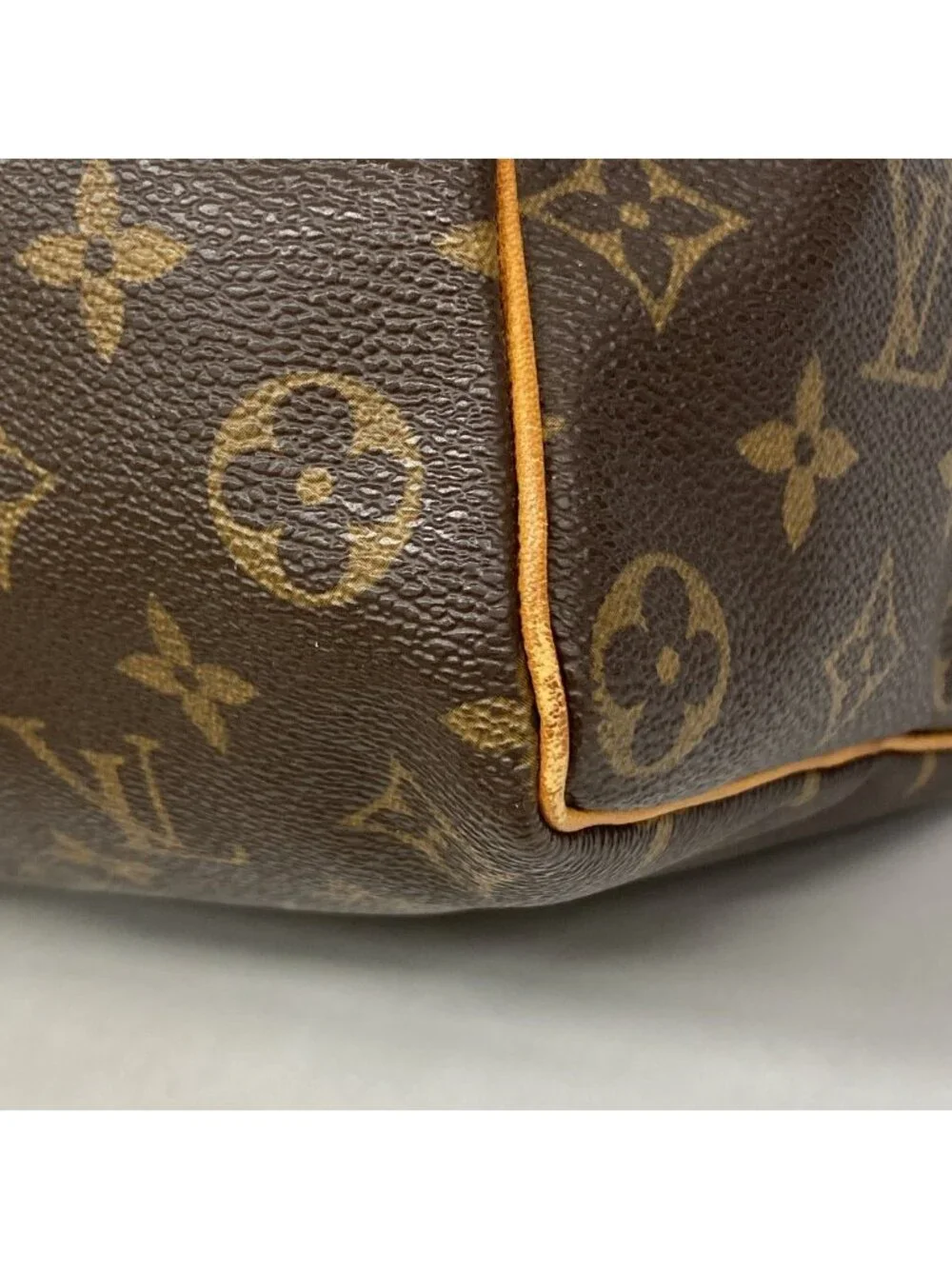 Louis Vuitton Handbag Monogram Speedy 35 Brown